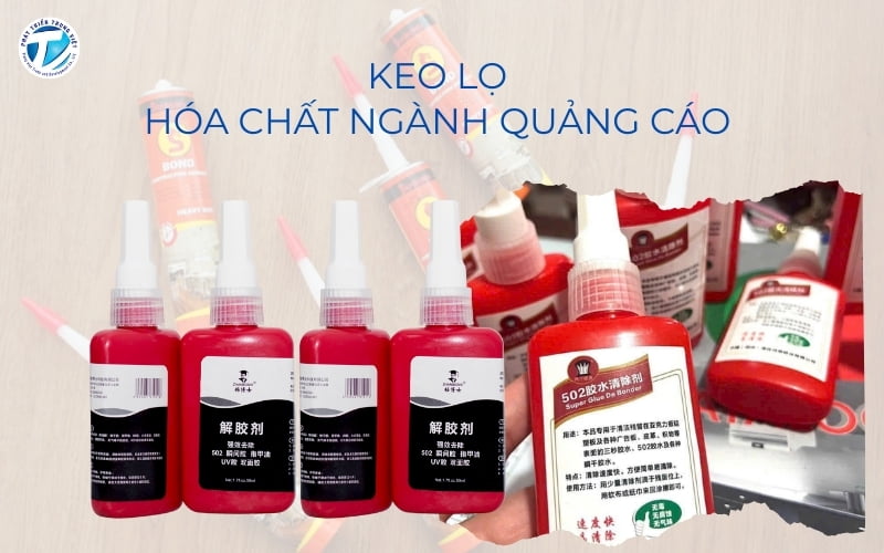 Keo dán vật tư quảng cáo